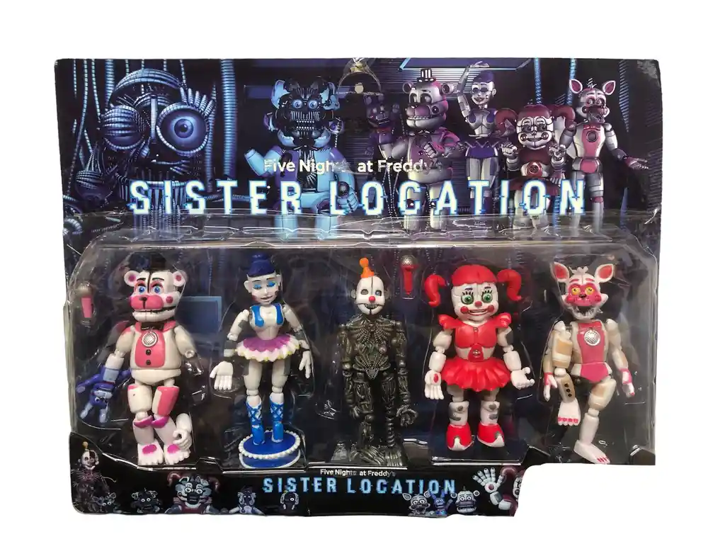 Juguete Display X5 Sister Location Five Nights At Freddy´s Ref 2121