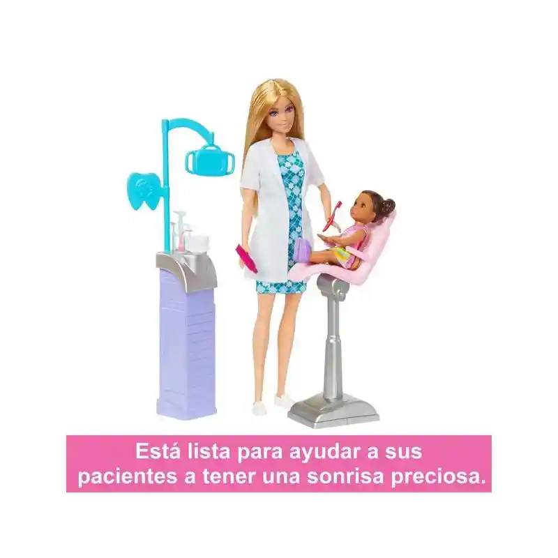 Barbie Dentista Rubia Con Accesorios Original