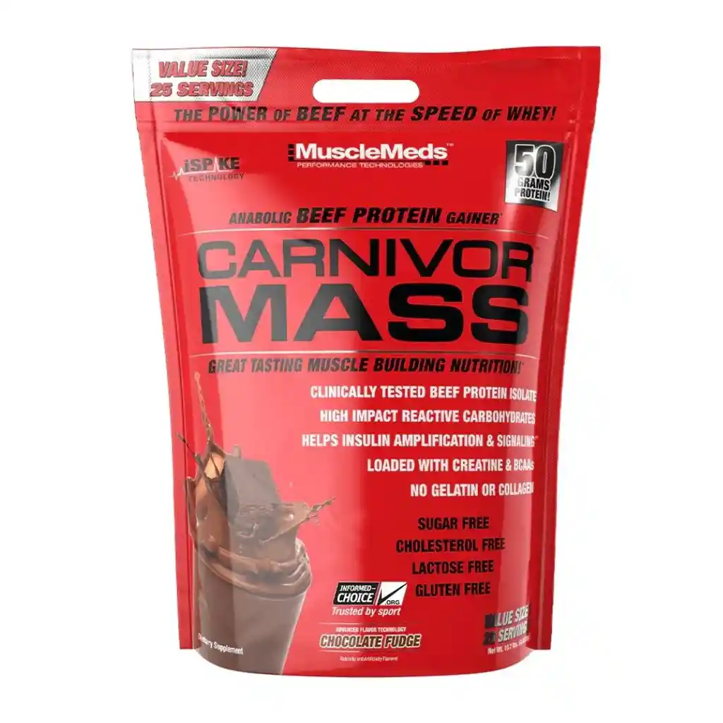 Carnivor Mass 10lb - Musclemeds - Chocolate