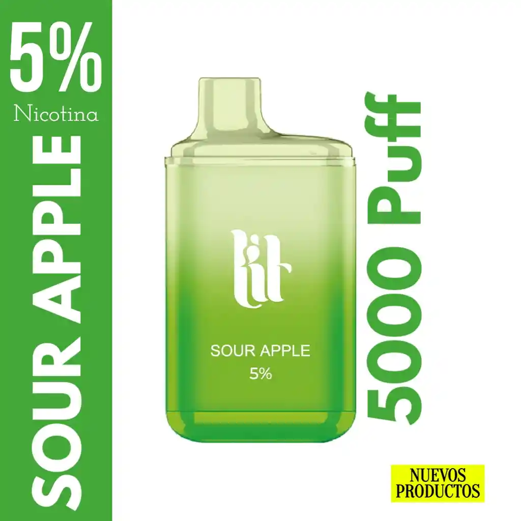 Lit Vaper Sour Apple 5000puff