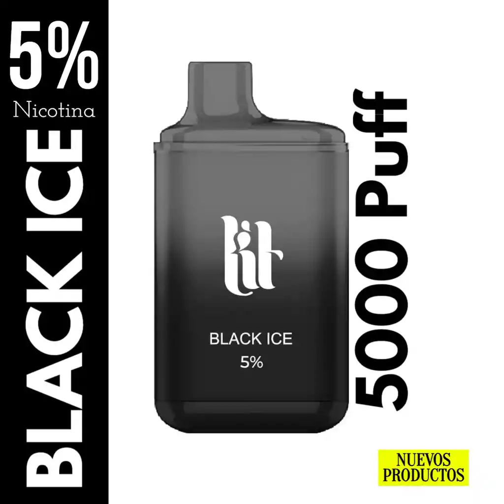 Lit Vaper Black Ice 5000puff