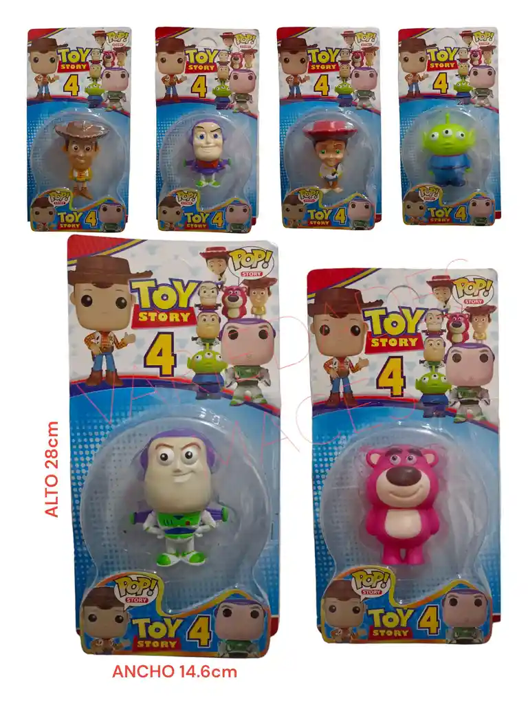 Muñeco Pop Toys Story Set X 6 Unidades