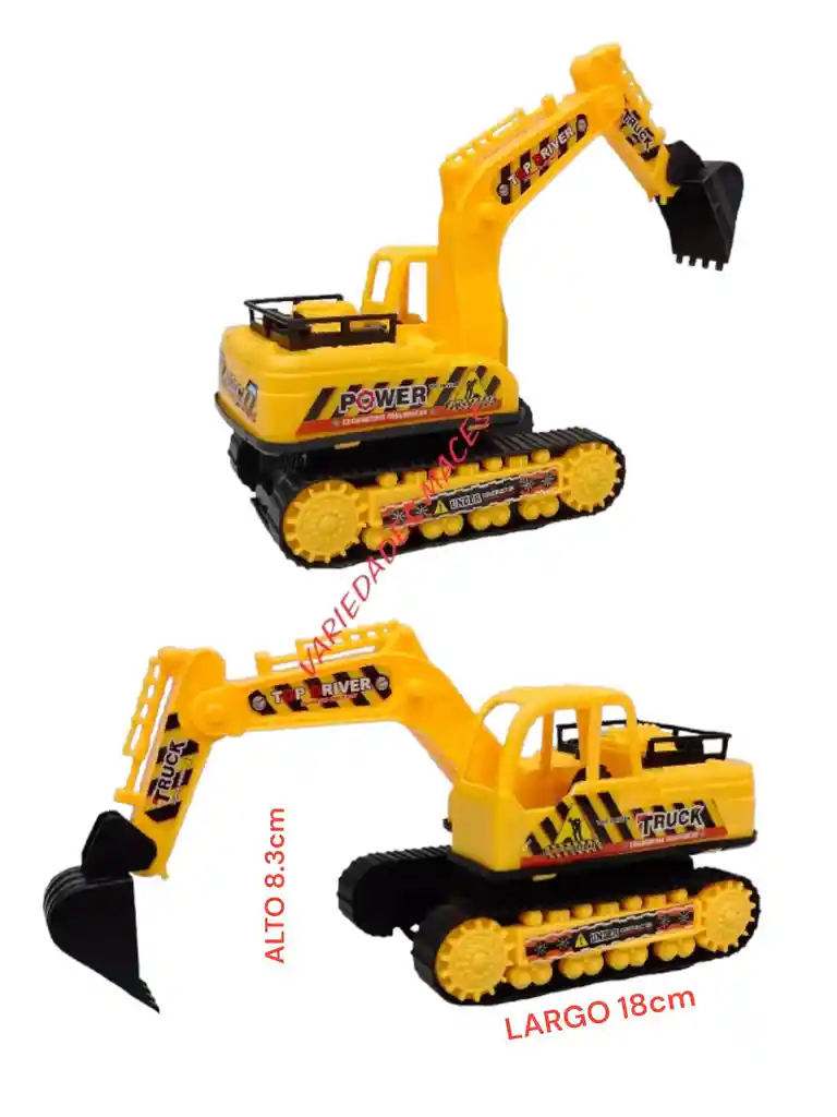 Juguete Retroexcavadora Mediana Impulso