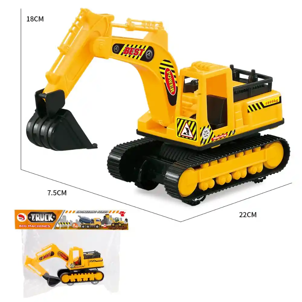 Juguete Retroexcavadora Mediana Impulso