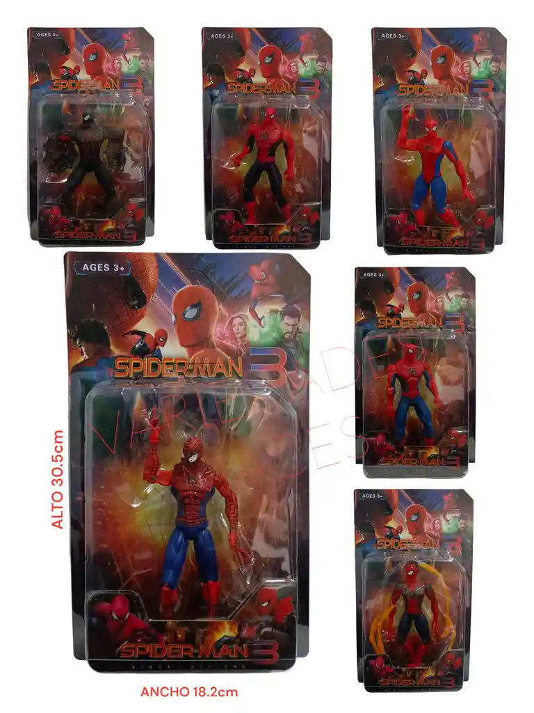 Muñeco Guerreros Araña Spiderman