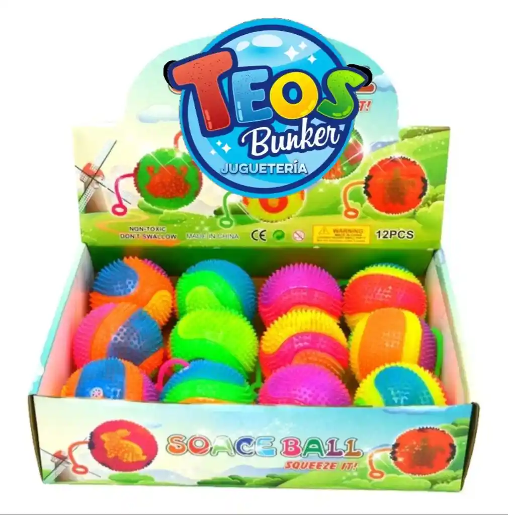 Pelota Chillona Luces Nota Musical