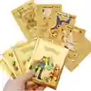 Cartas Doradas Pokemon Sobre X 10 De Lujo
