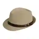 Sombrero Ala Corta, Fedora Tipo Aguadeño Para Niño Beige