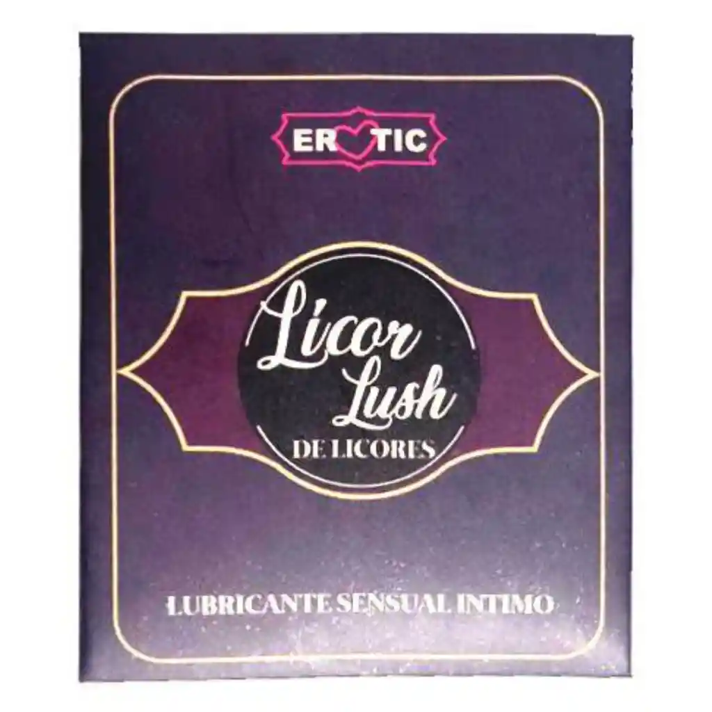 Lubricante Íntimo Caliente Licor Lush Sachet Sabor Baileys