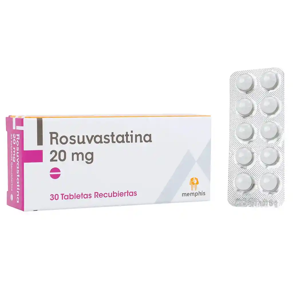 Rosuvastatina 20 Mg X 30 Tabs