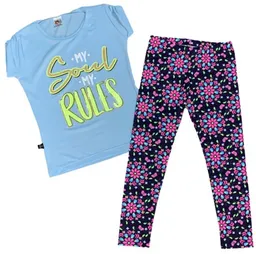 Conjunto Talla 12 Leggins Y Blusa Camiseta Para Niñas