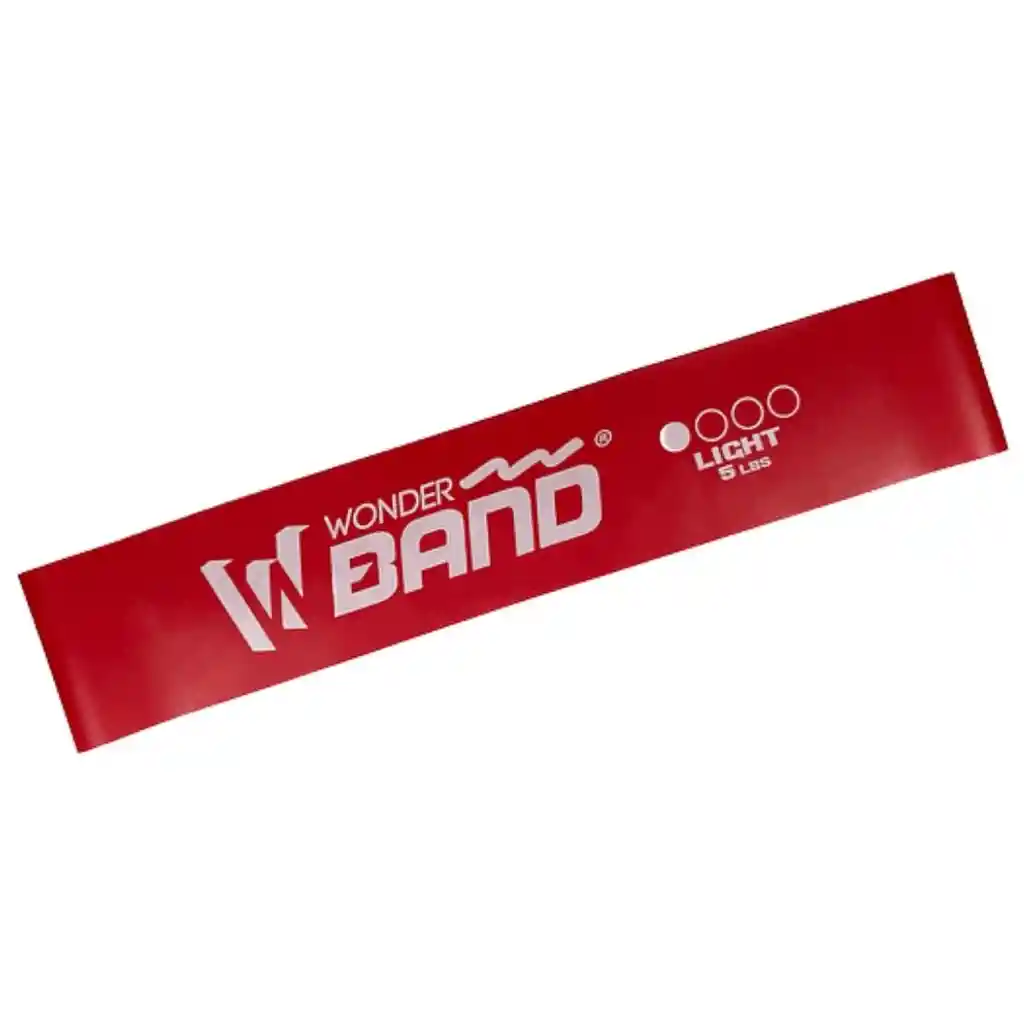 Bandas Elástica Látex 5lb Roja - Wonder