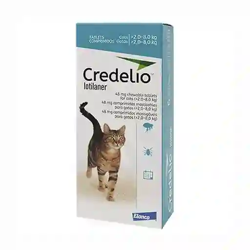 Credelio Gato 2 A 8kg X 3 Tabletas