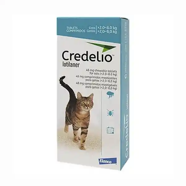 Credelio Gato 2 A 8kg X 3 Tabletas