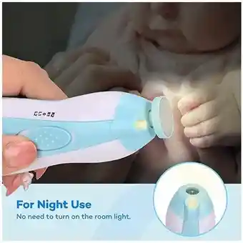 Lima Eléctrica Para Bebe Cuidado De Uñas Azul Em-1