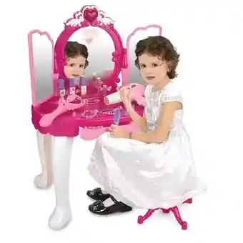 Tocador Niñas Secador Princesas Accesorios