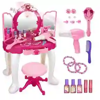 Tocador Niñas Secador Princesas Accesorios