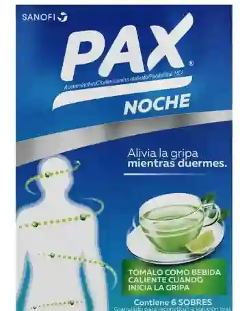 Pax Caliente Noche Limon Bebida Caliente Sobre 6 G