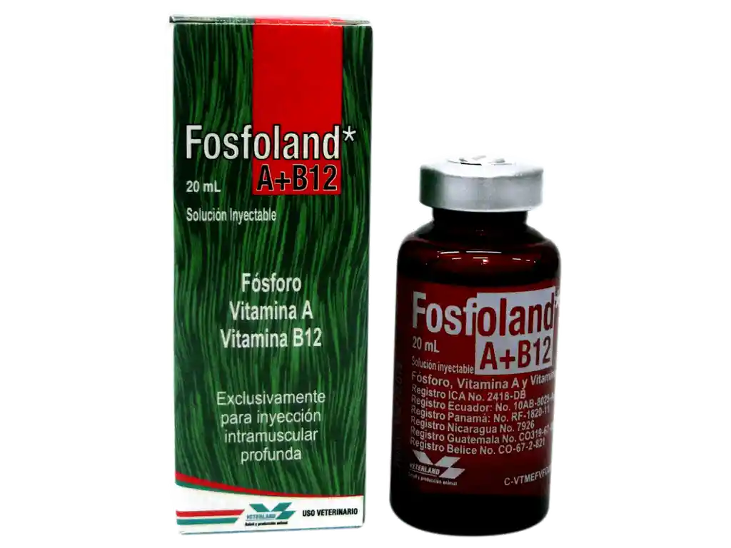 Fosfoland A+b12 Iny Fco X 20 Ml