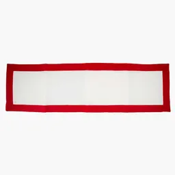 Camino De Mesa Navideño Rojo-blanco 175x35cm Santini