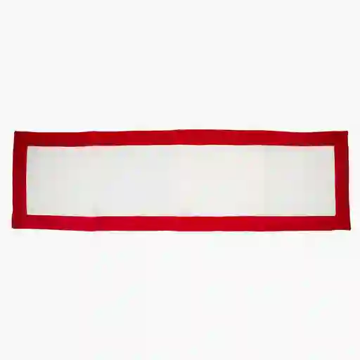 Camino De Mesa Navideño Rojo-blanco 175x35cm Santini