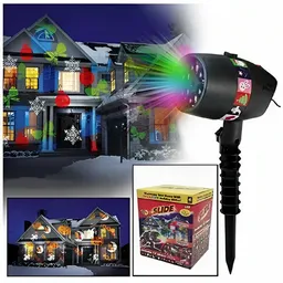 Proyector Decorativo Navidad O Fiestas 12 Slide Show Luz Led