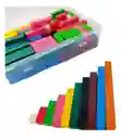 Regletas Cuisenaire En Madera X100 Matemáticas Niños