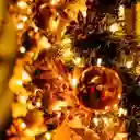 Luces De Navidad Amarilla Lineal 100 Led, 8 Metros