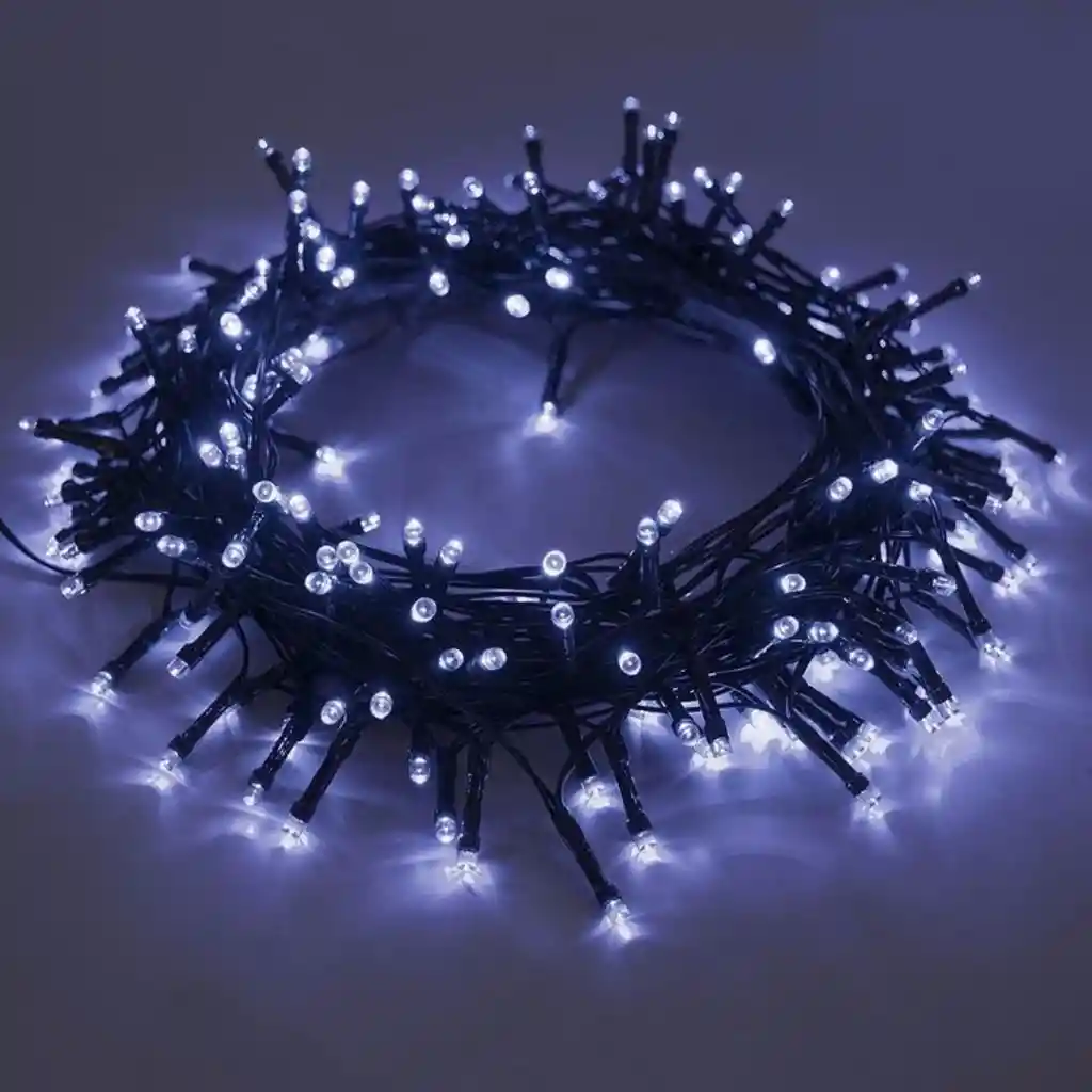 Luces De Navidad Lineal Blanca 200 Leds, 15 Metros