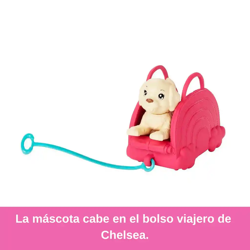 Chelsea Viajera De Barbie Con Accesorios