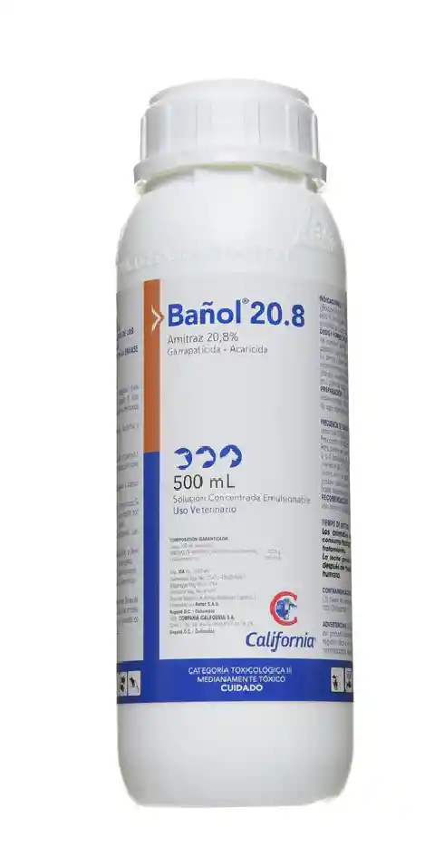 Bañol Amitraz 20.8% Fco X 500 Ml