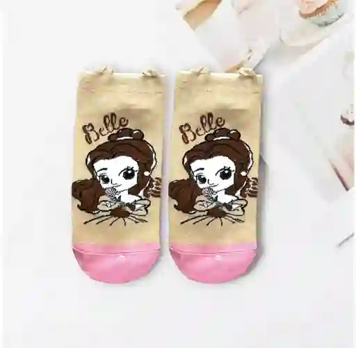 Medias Tobilleras Princesas - Bella