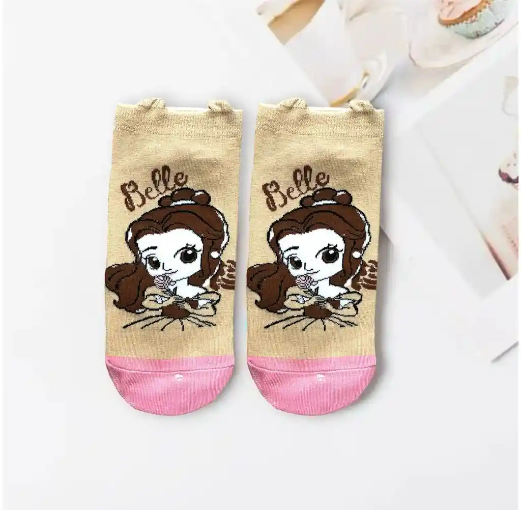 Medias Tobilleras Princesas - Bella