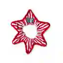 Collar Xl Rayas Blanco Y Rojo Navidad