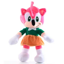 Peluche Muñeco Amy Rose Novia Sonic 42cm Alto Felpa Suave