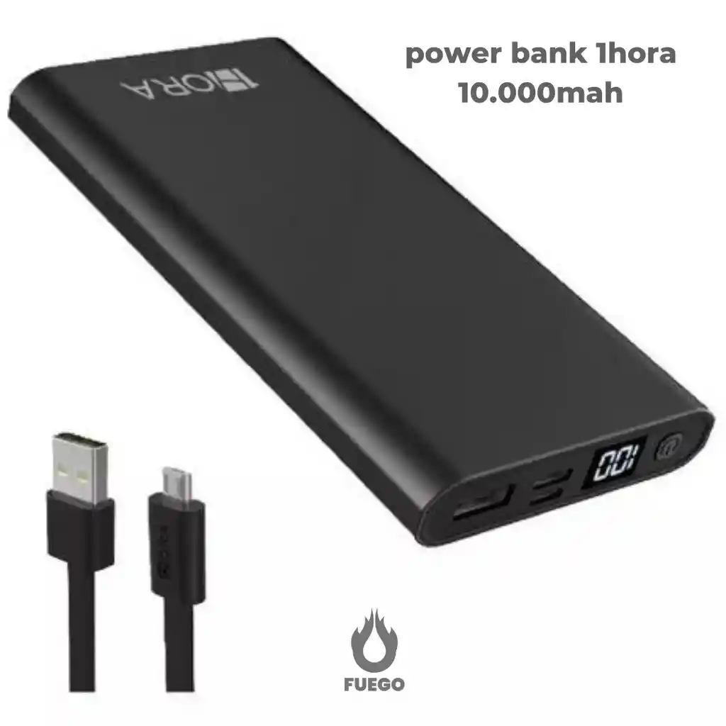 Power Bank 1hora 10.000 Mah