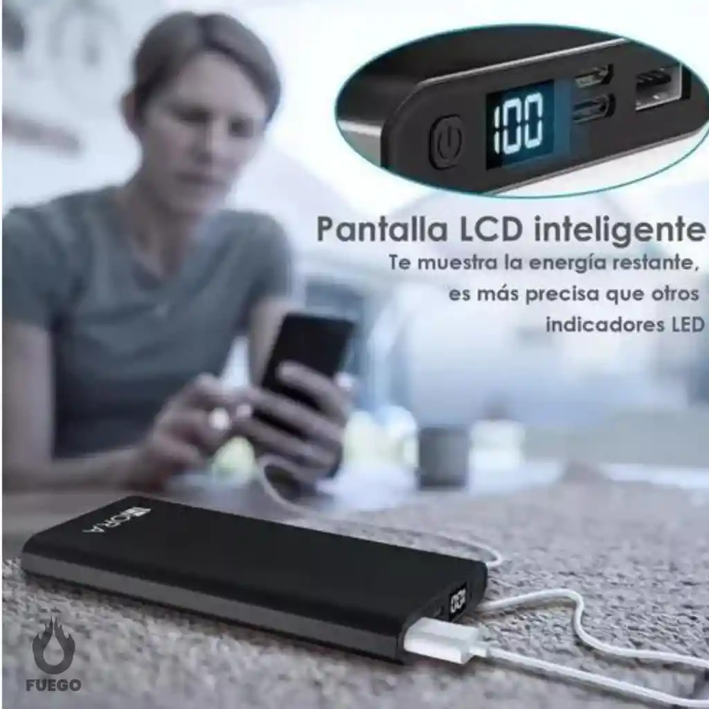 Power Bank 1hora 10.000 Mah