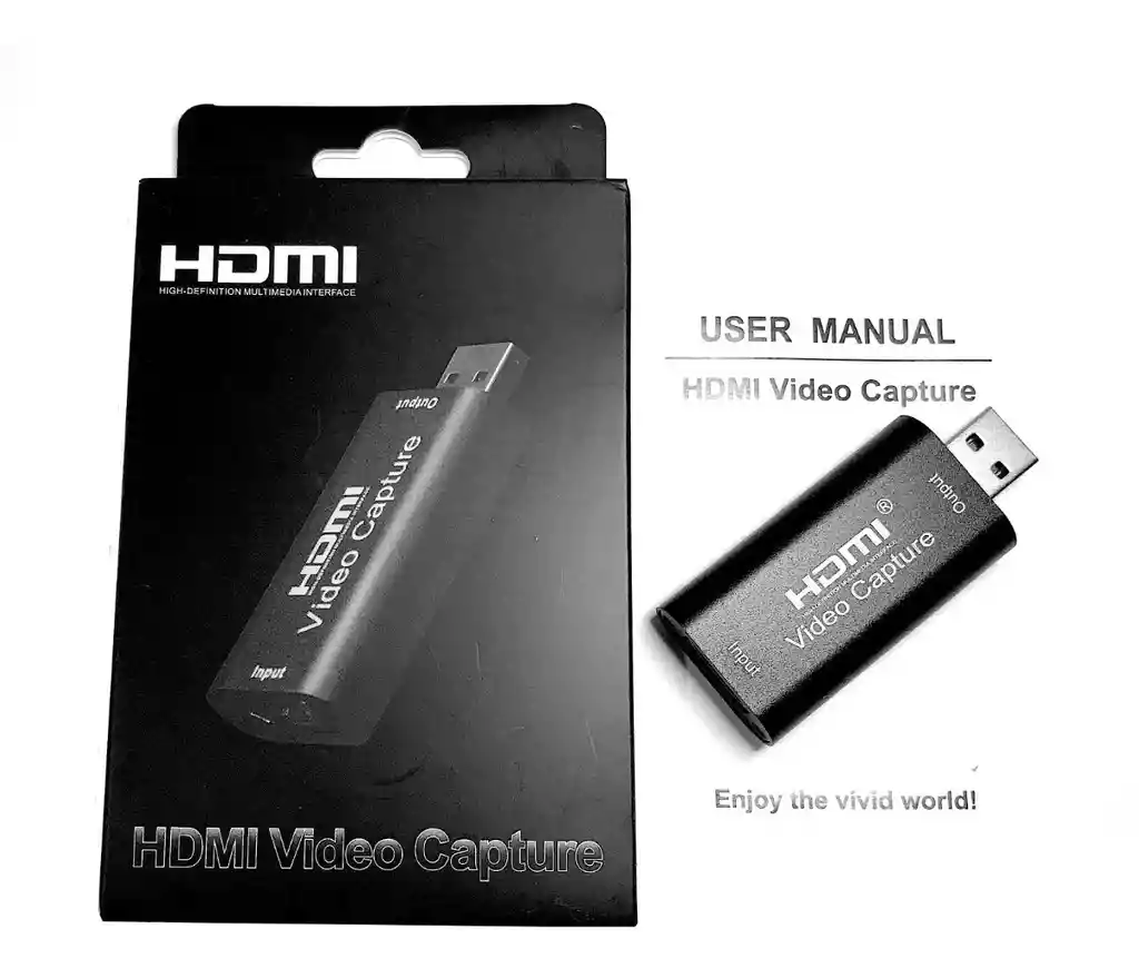 Capturadora De Video Usb Streaming Full Hd 1080