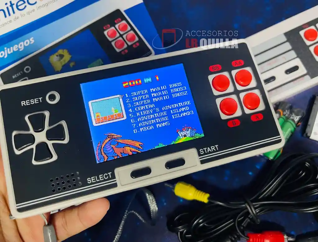 Consola De Juegos Portátil Unitec | Controles Inalambricos