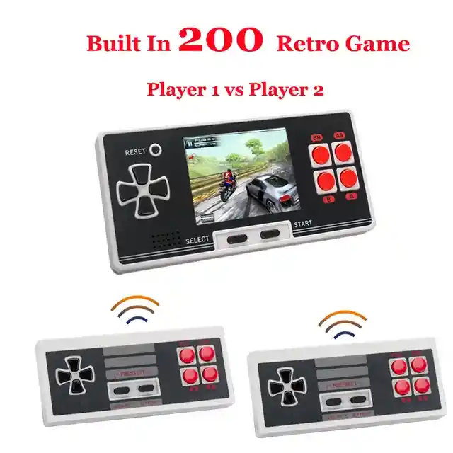 Consola De Video Juegos Portátil Unitec | Controles Inalambricos