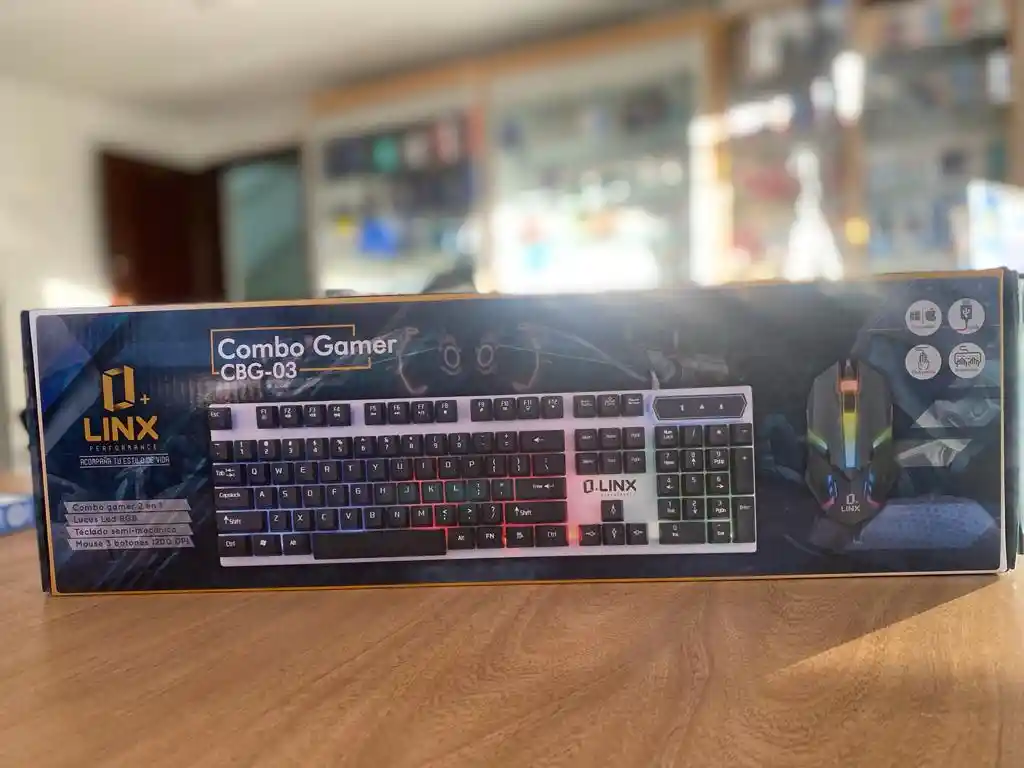 Teclado Y Mouse Combo Gamer Cbg-/combo Retroiluminado