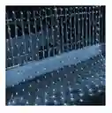 Malla Luz Led Navideña Blanca Luces Navidad 1.2x1.2m