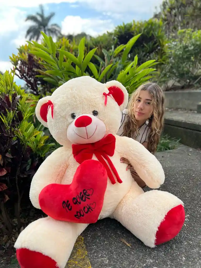 Osos De Peluche Con Corazon Grandes 140 Cm