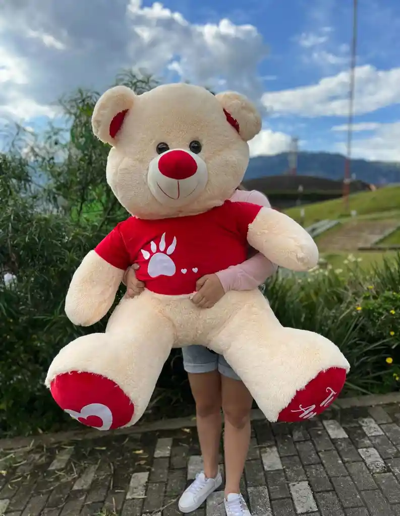 Oso De Peluche Con Camisa De 150 Cm