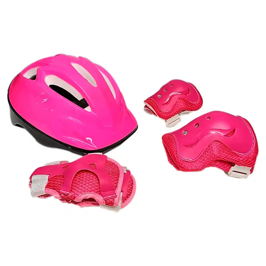 Kit Patines Semiprofesionales Casco + Protección Niñas Niños Alas