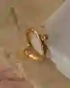 Anillo Ramita Con Esmeralda