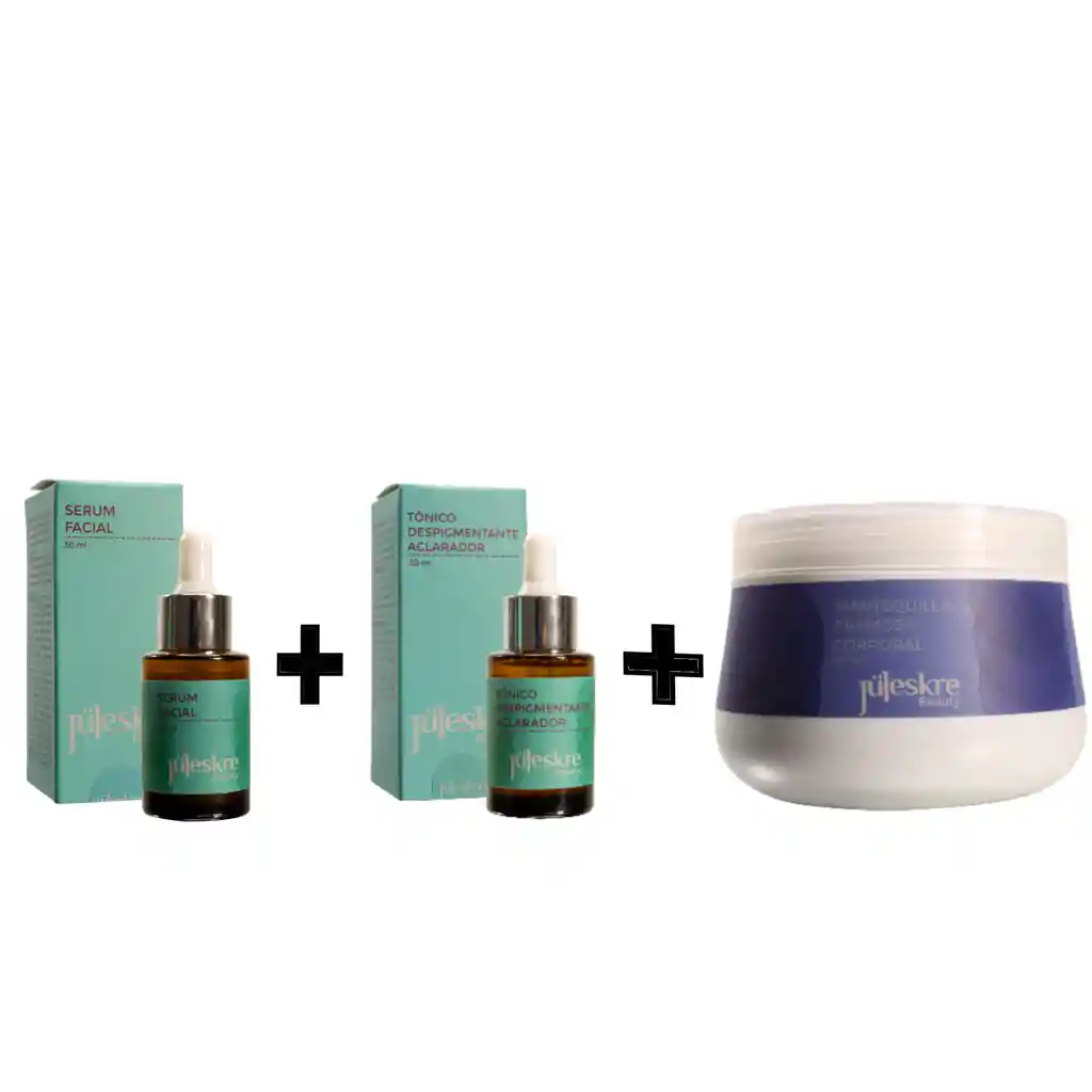 Juleskre Kit Tonico + Serum + Mantequilla