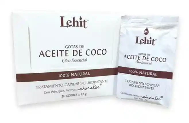 Tratamiento Lehit Gotas Con Aceite De Coco