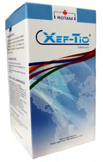 Xef-tio Ceftiofur 5% Iny Fco X 50 Ml