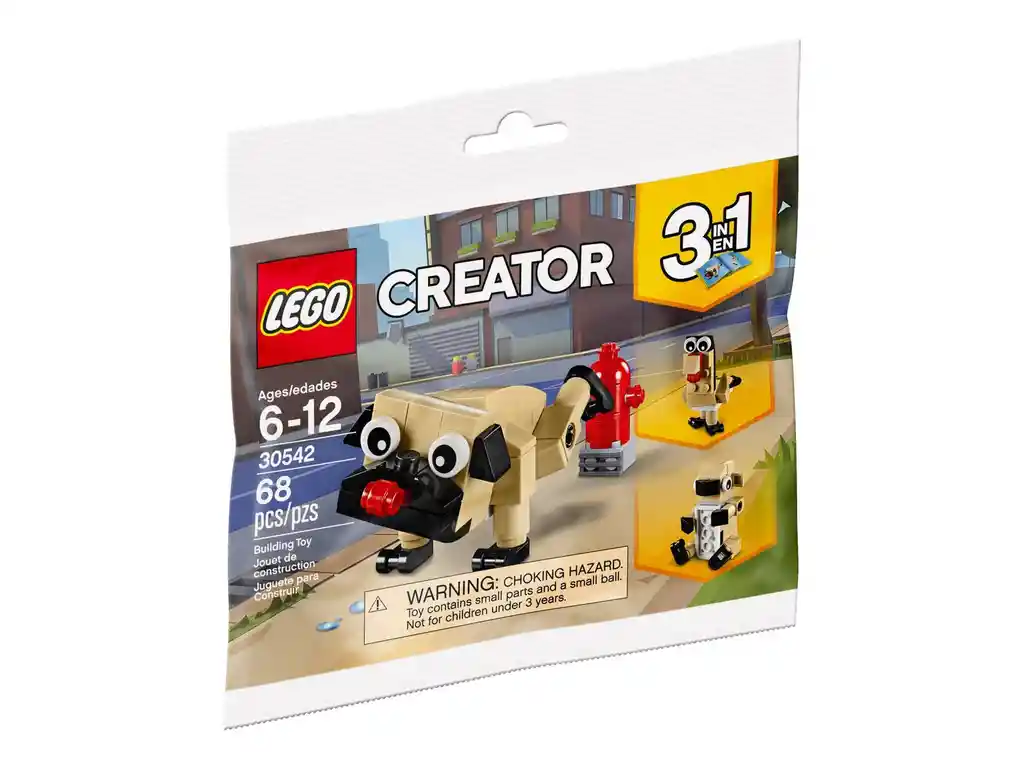 Lego Creator 3 En 1 30542 68 Piezas Perrito Pug